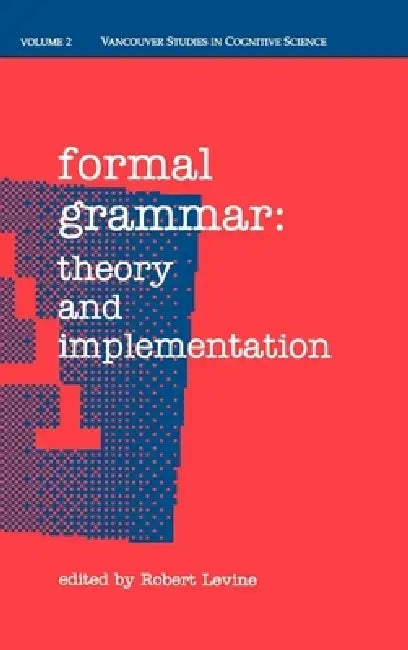 Buy Formal Grammar (English, Robert Levine) Online at Best Price - BookBajar