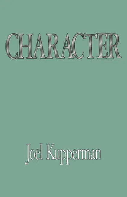 Buy Character (English, Joel J. Kupperman) Online at Best Price - BookBajar