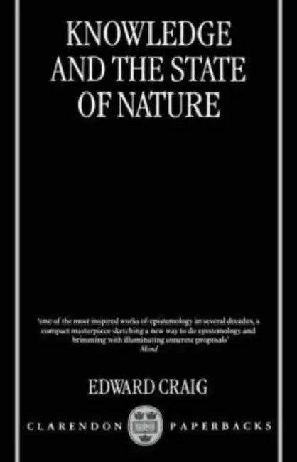 Buy Knowledge and the State of Nature (English, Edward Craig) Online at Best Price - BookBajar