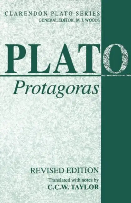 Buy Plato Protagoras (English, Plato | C. C. W. Taylor | Taylor) Online at Best Price - BookBajar