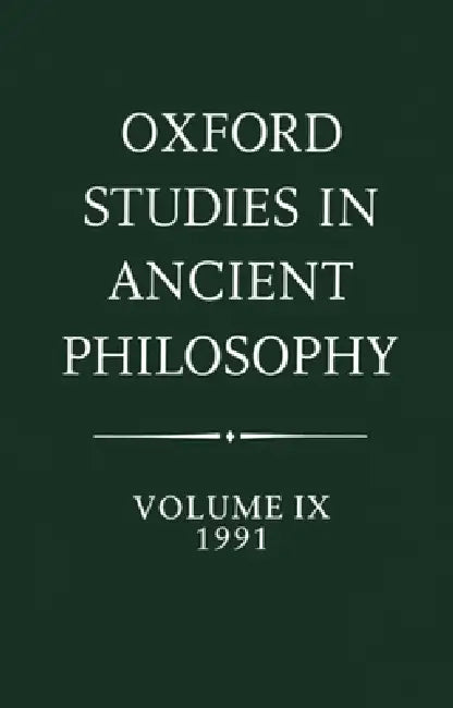 Buy Oxford Studies in Ancient Philosophy (English, Julia Annas) Online at Best Price - BookBajar