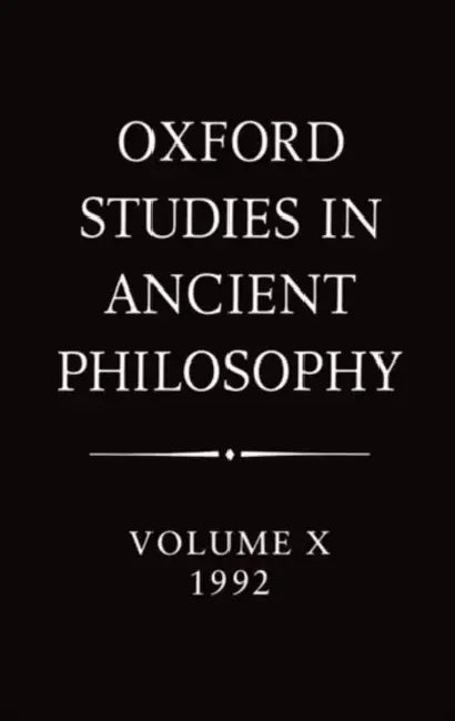 Buy Oxford Studies in Ancient Philosophy (English, Julia Annas) Online at Best Price - BookBajar