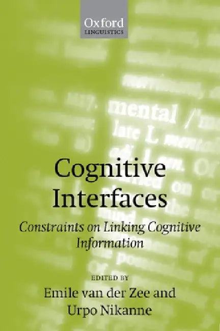 Buy Cognitive Interfaces (English, Emile Van Der Zee | Urpo Nikanne | Emile Van Der Zee) Online at Best Price - BookBajar