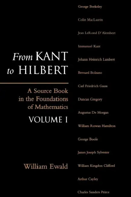 Buy From Kant to Hilbert Volume 1 (English, William Bragg Ewald) Online at Best Price - BookBajar