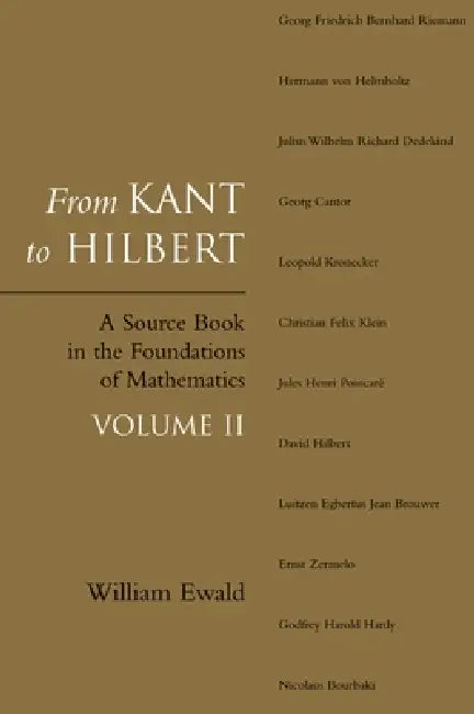 Buy From Kant to Hilbert Volume 2 (English, William Bragg Ewald) Online at Best Price - BookBajar
