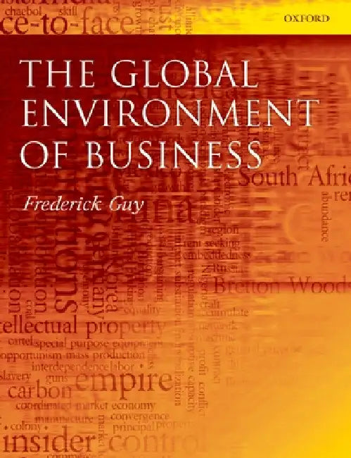 Buy The Global Environment of Business (English, Frederick Guy) Online at Best Price - BookBajar