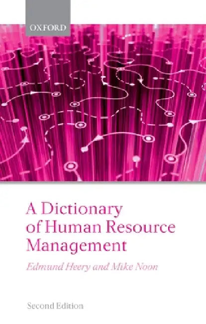 Buy A Dictionary of Human Resource Management (English, Edmund Heery | Mike Noon) Online at Best Price - BookBajar