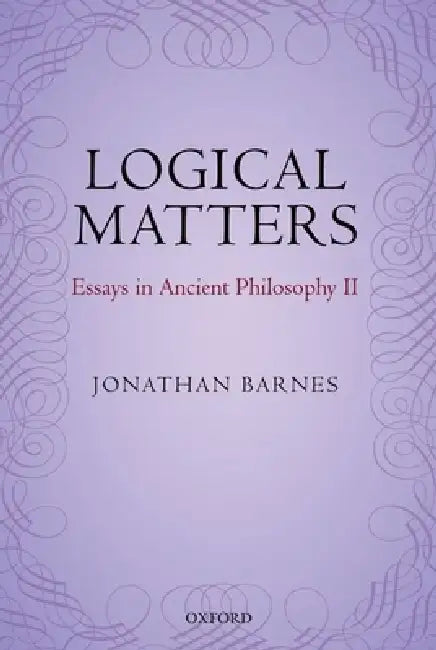 Buy Logical Matters (English, Jonathan Barnes | Maddalena Bonelli) Online at Best Price - BookBajar
