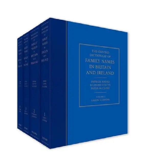 Buy The Oxford Dictionary of Family Names in Britain and Ireland (English, Patrick Hanks | Richard Coates | Peter McClure) Online at Best Price - BookBajar