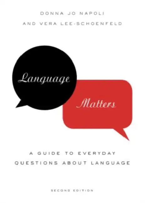 Buy Language Matters (English, Donna Jo Napoli | Vera Lee-Schoenfeld) Online at Best Price - BookBajar