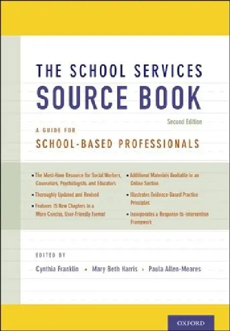 Buy The School Services Sourcebook, Second Edition (English, Franklin) Online at Best Price - BookBajar