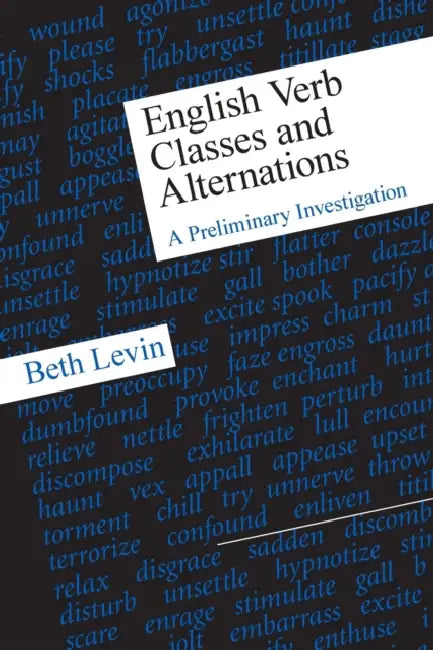 Buy English Verb Classes and Alternations (English, Beth Levin) Online at Best Price - BookBajar