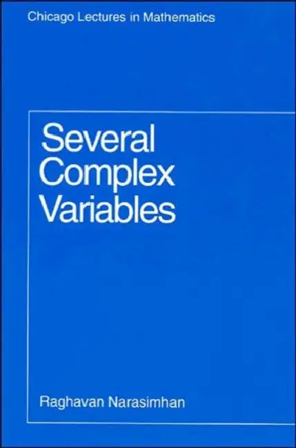 Buy Several Complex Variables (English, Raghavan Narasimhan) Online at Best Price - BookBajar