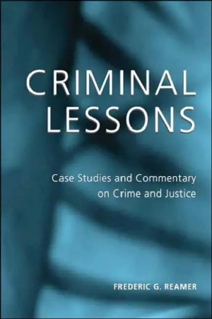 Buy Criminal Lessons (English, Frederic G. Reamer) Online at Best Price - BookBajar