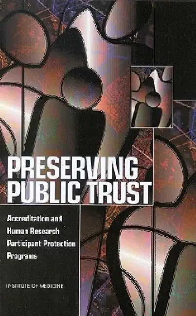 Buy Preserving Public Trust (English, Institute of Medicine | Board on Health Sciences Policy | Committee on Assessing the System for Pr) Online at Best Price - BookBajar