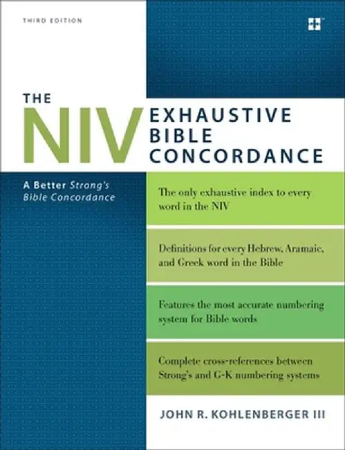 Buy The NIV Exhaustive Bible Concordance, Third Edition (English, John R. Kohlenberger III) Online at Best Price - BookBajar