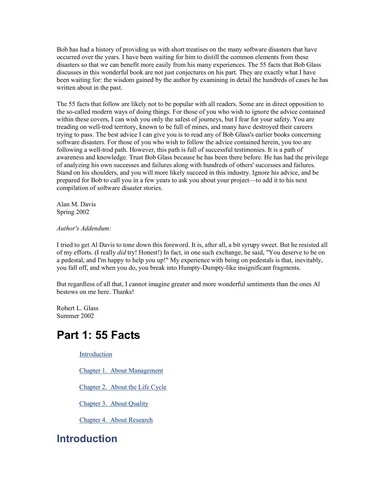 Buy Facts and Fallacies of Software Engineering (English, Robert Glass | John Fuller | Paul Becker) Online at Best Price - BookBajar