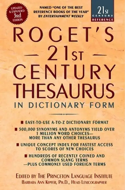 Buy Roget's 21st Century Thesaurus (English, Barbara Ann Kipfer) Online at Best Price - BookBajar