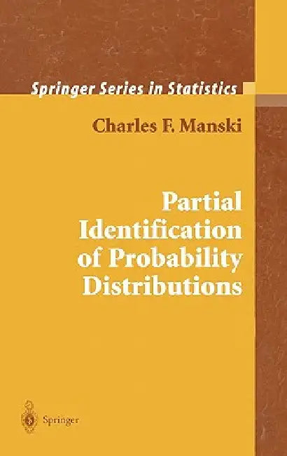 Buy Partial Identification of Probability Distributions (English, Charles F. Manski) Online at Best Price - BookBajar