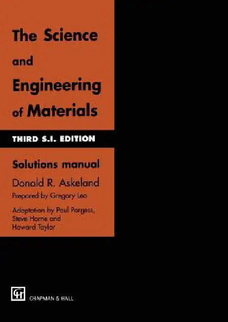 Buy The Science and Engineering of Materials (English, Donald R. Askeland) Online at Best Price - BookBajar