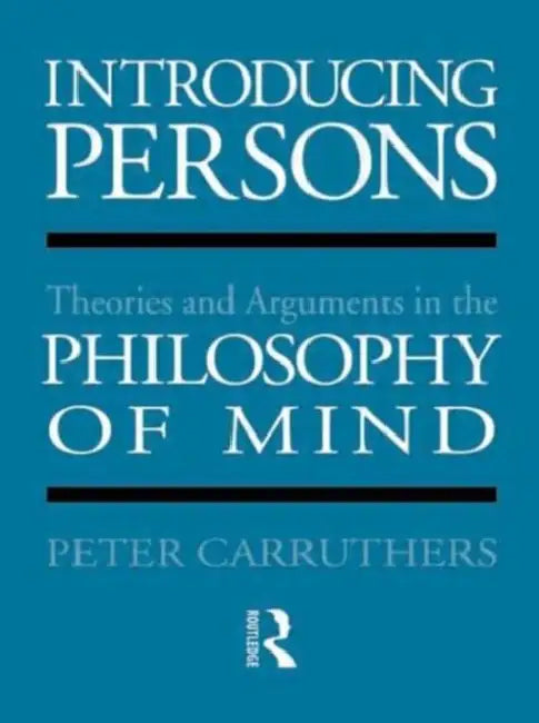 Buy Introducing Persons (English, Peter Carruthers) Online at Best Price - BookBajar