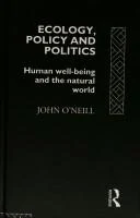 Buy Ecology, Policy and Politics (English, John O'Neill) Online at Best Price - BookBajar