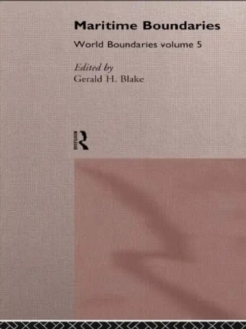 Buy Maritime Boundaries (English, Blake Gerald H.) Online at Best Price - BookBajar