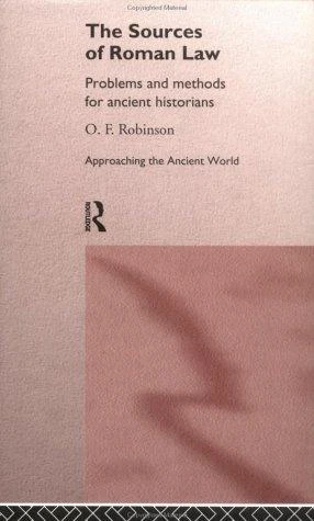 Buy The Sources of Roman Law (English, O. F. Robinson) Online at Best Price - BookBajar