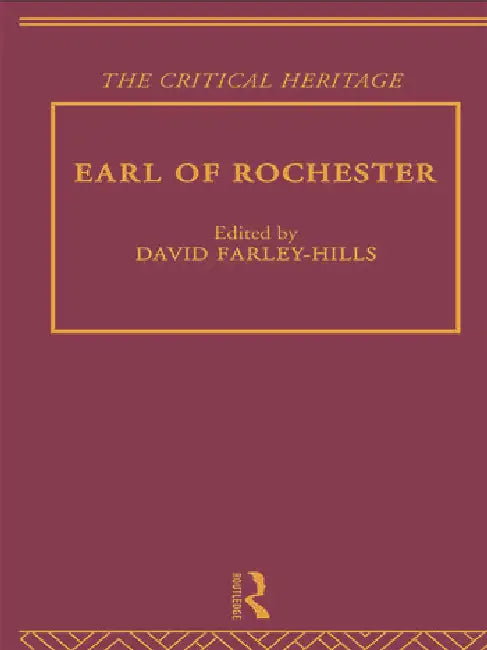 Buy Earl of Rochester (English, Farley-Hills David) Online at Best Price - BookBajar