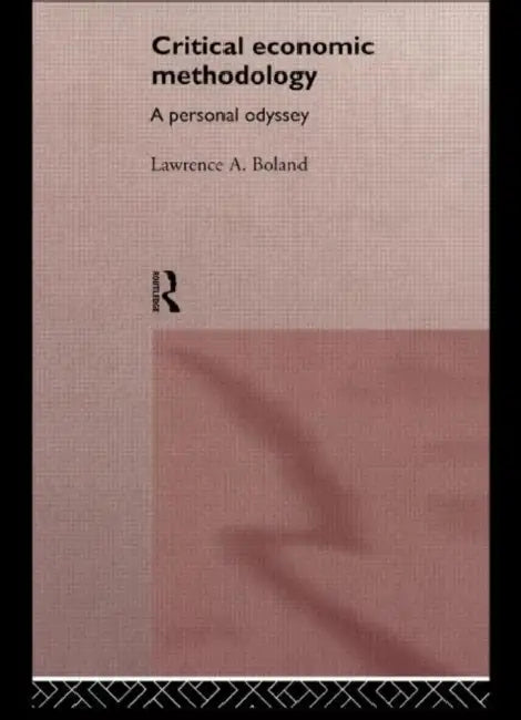 Buy Critical Economic Methodology (English, Boland Lawrence) Online at Best Price - BookBajar