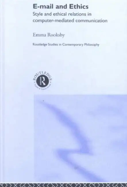 Buy Email and Ethics (English, Emma Rooksby) Online at Best Price - BookBajar