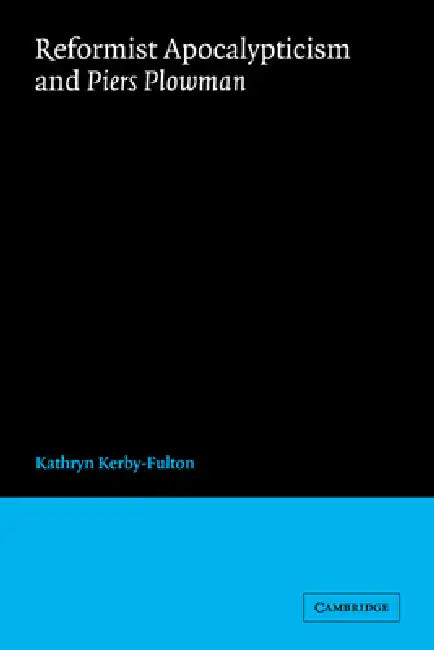 Buy Reformist Apocalypticism and Piers Plowman (English, Kathryn Kerby-Fulton) Online at Best Price - BookBajar