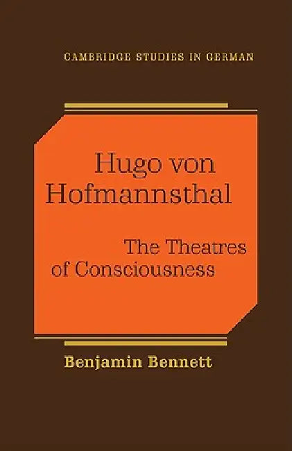 Buy Hugo Von Hofmannsthal (English, Benjamin Bennett) Online at Best Price - BookBajar
