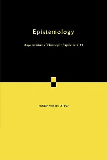 Buy Epistemology (English, Anthony O'Hear) Online at Best Price - BookBajar