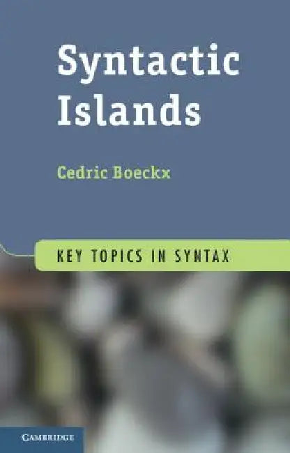 Buy Syntactic Islands (English, Cedric Boeckx) Online at Best Price - BookBajar