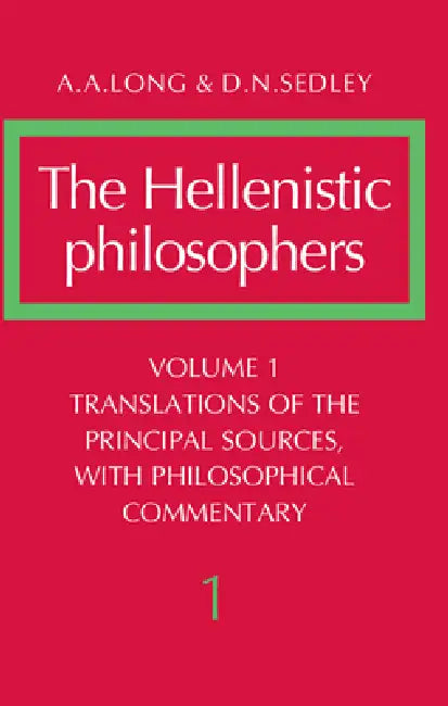 Buy The Hellenistic Philosophers (English, A. A. Long | D. N. Sedley) Online at Best Price - BookBajar