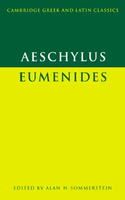 Buy Eumenides (English, Aeschylus | Alan H. Sommerstein) Online at Best Price - BookBajar