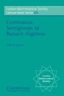 Buy Continuous Semigroups in Banach Algebras (English, Allan M. Sinclair | N. J. Hitchin) Online at Best Price - BookBajar