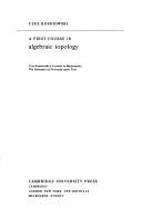 Buy A First Course in Algebraic Topology (English, Czes Kosniowski) Online at Best Price - BookBajar