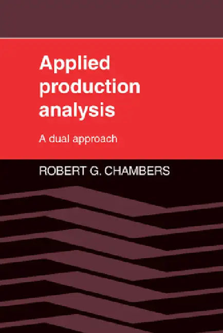 Buy Applied Production Analysis (English, Robert G. Chambers | Chambers Robert G.) Online at Best Price - BookBajar