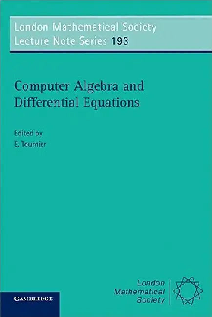 Buy Computer Algebra and Differential Equations (English, Evelyne Tournier | Jean-Pierre Ramis) Online at Best Price - BookBajar