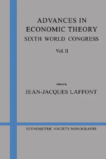 Buy Advances in Economic Theory (English, Jean-Jacques Laffont | Jean-Jacques Laffont | Andrew Chesher) Online at Best Price - BookBajar