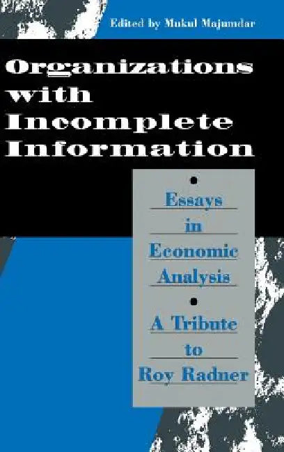 Buy Organization with Incomplete Information (English, Mukul Majumdar) Online at Best Price - BookBajar