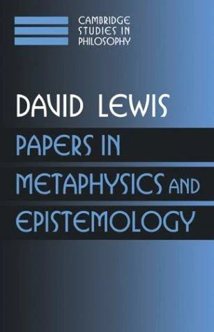 Buy Papers in Metaphysics and Epistemology (English, David Lewis | Lewis Ma David | Ernest Sosa) Online at Best Price - BookBajar