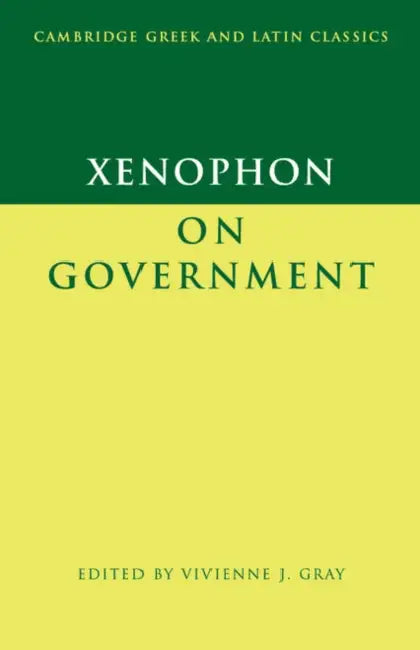 Buy Xenophon on Government (English, Xenophon | Vivienne J. Gray) Online at Best Price - BookBajar
