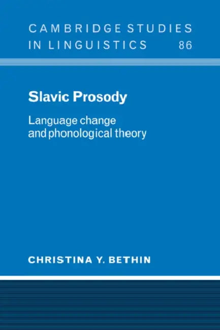 Buy Slavic Prosody (English, Christina Y. Bethin) Online at Best Price - BookBajar