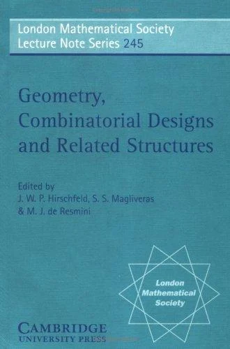 Buy Geometry, Combinatorial Designs and Related Structures (English, J. W. P. Hirschfeld | M. J. De Resmini | S. S. Magliveras) Online at Best Price - BookBajar