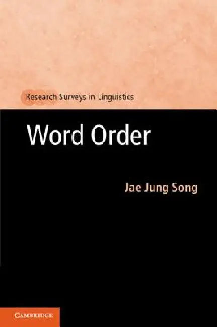 Buy Word Order (English, Jae Jung Song) Online at Best Price - BookBajar