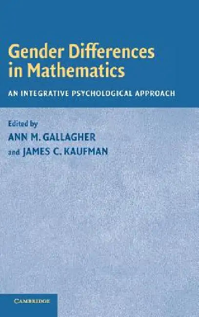 Buy Gender Differences in Mathematics (English, Ann M. Gallagher | James C. Kaufman) Online at Best Price - BookBajar