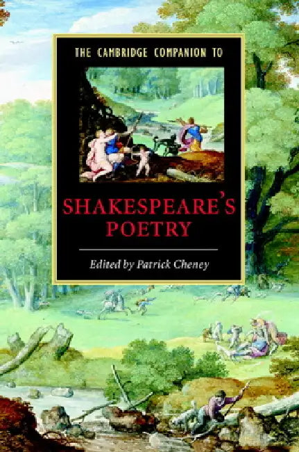 Buy The Cambridge Companion to Shakespeare's Poetry (English, Patrick Cheney) Online at Best Price - BookBajar